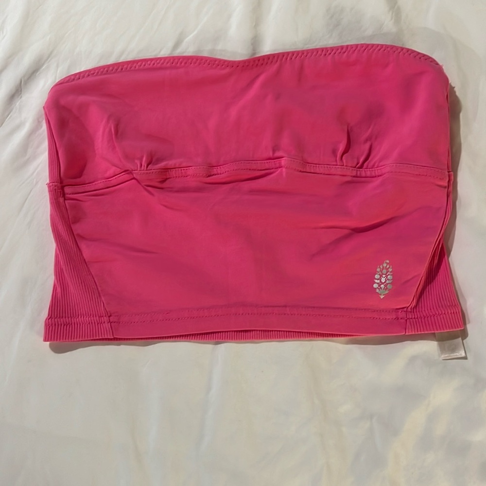 free people movement pink tube top size xs